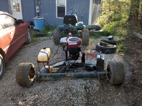 Homemade Pull Behind Mower My Tractor